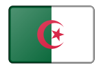 Algeria flag (bevelled)